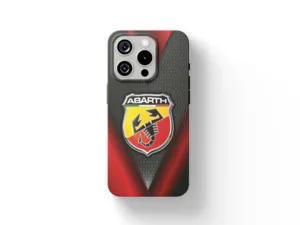Fiat Abarth Étui Téléphone Cellulaire Look Minimal Standard